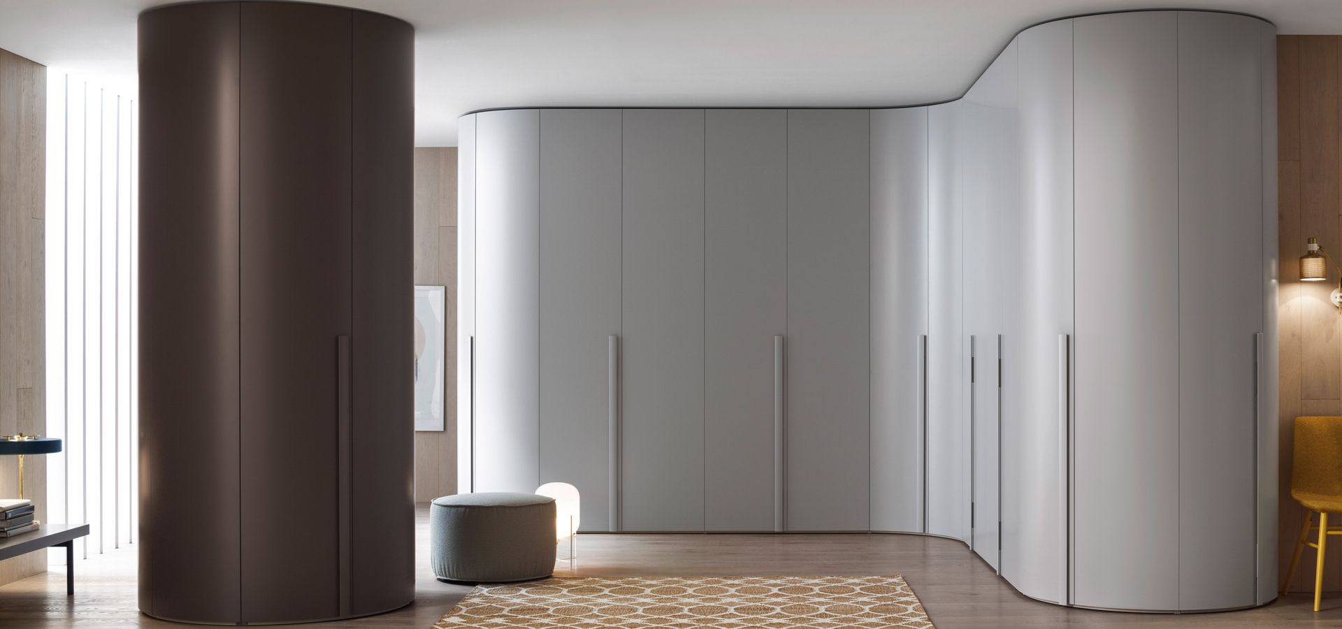 Alfa Curve – Fitted Bedroom Furniture | Wardrobes Uk | Lawrence Walsh  Furniture Within Curved Wardrobes Doors (View 18 of 20)