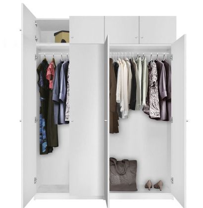 Alta Free Standing Wardrobe Package – Tall | Contempo Space Regarding Tall Wardrobes (Gallery 10 of 20)