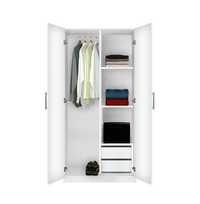 Alta Wardrobe Closet – Half And Half | Contempo Space Throughout Drawers And Shelves For Wardrobes (View 7 of 20)