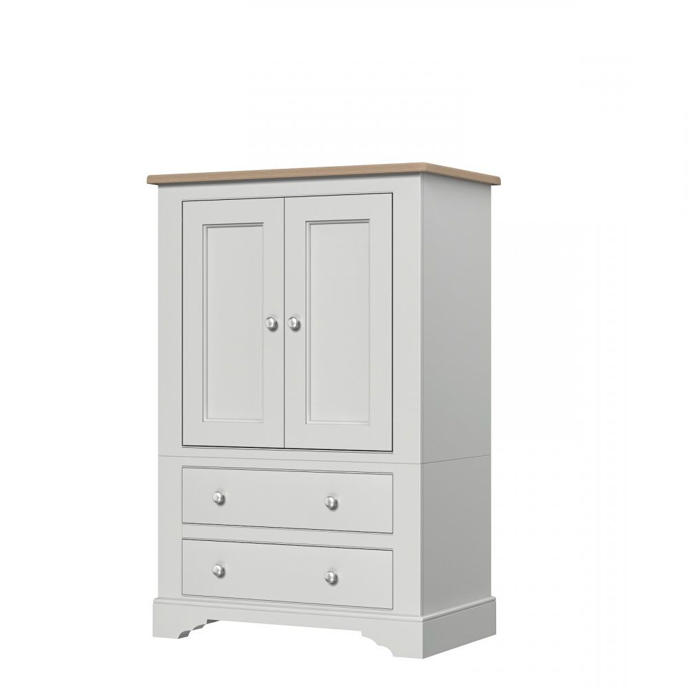 Amberley Low Wardrobe With Drawers Pertaining To Small Tallboy Wardrobes (View 7 of 20)