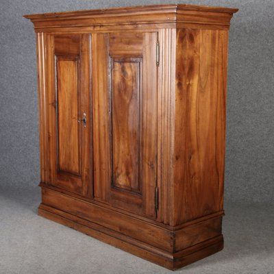 Ancient Baroque Walnut Closet, 1800s For Sale At Pamono With Baroque Wardrobes (View 10 of 20)