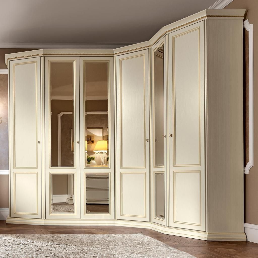 Andrea White Ash Curved Wardrobe – Lycroft Interiors With Regard To Curved Wardrobes Doors (Gallery 20 of 20)