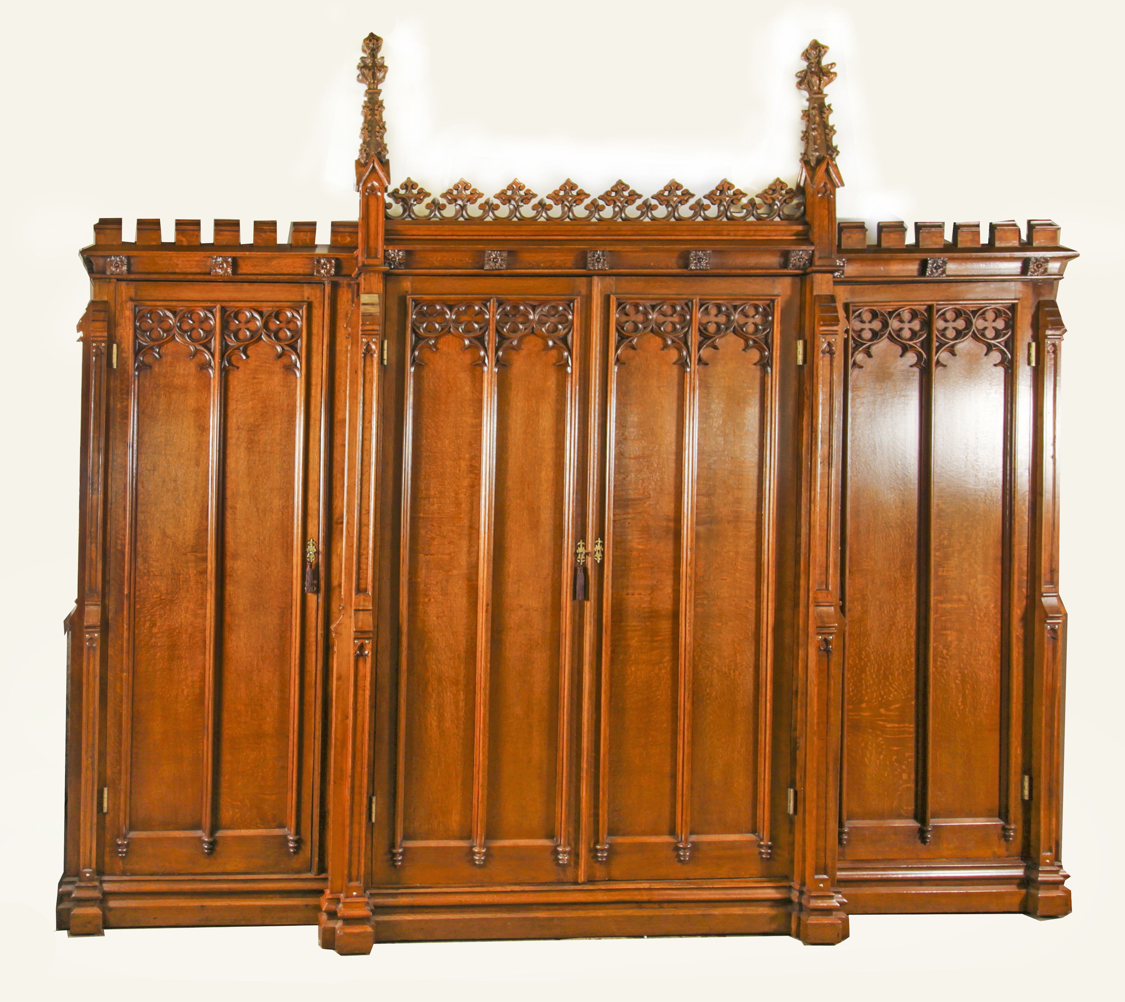 Antique Gothic Revival | Ref. No. A2310 | Regent Antiques With Regard To Victorian Breakfront Wardrobes (Gallery 13 of 20)
