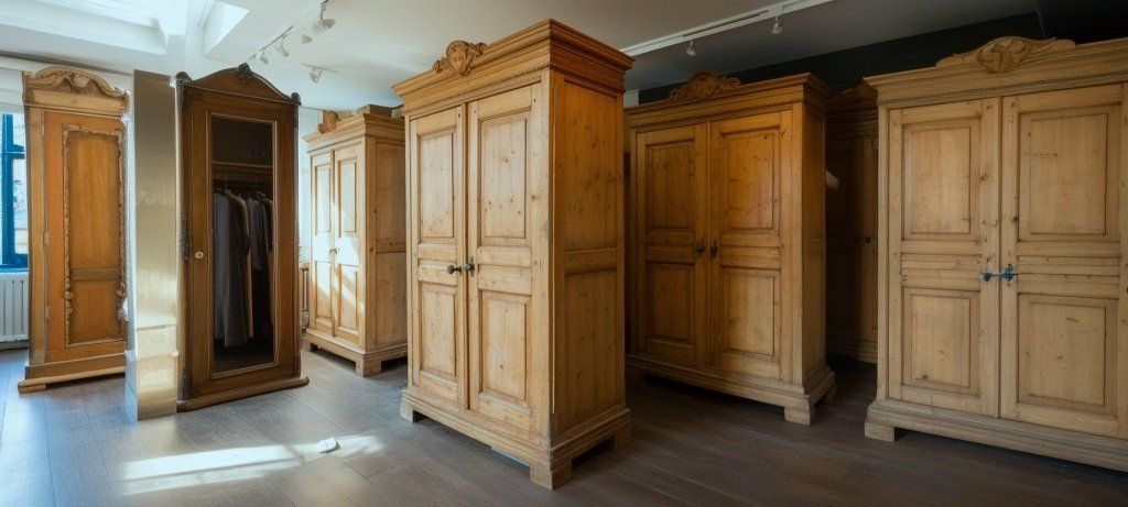Antique Pine Wardrobes For Sale — Pinefinders Old Pine Furniture Warehouse  | Antique Pine In Victorian Wardrobes For Sale (View 9 of 20)