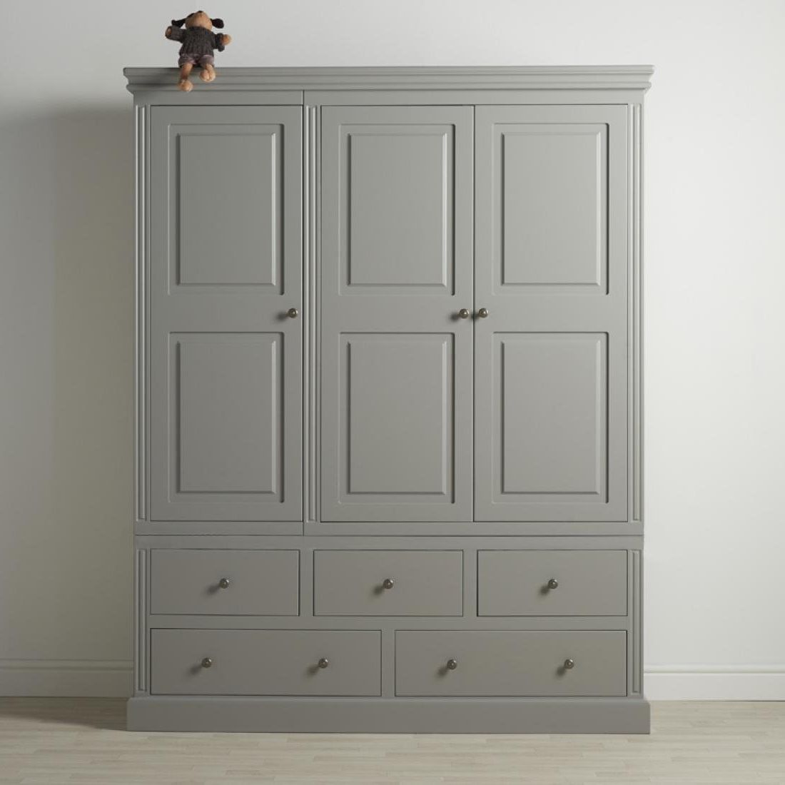 Archie 3 Door 5 Drawer Wardrobe | Boys Wardrobes | Kids Bedrooms |  Childrens Furniture Intended For Cheap Wardrobes With Drawers (Gallery 8 of 20)