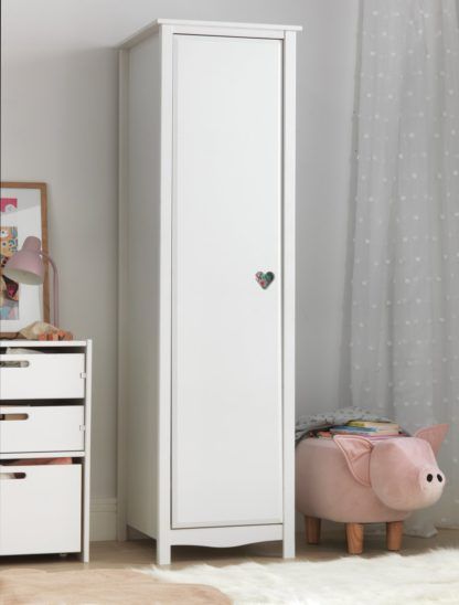Argos Home Mia Single Wardrobe | Compare Furnishings Within Single White Wardrobes (View 11 of 20)