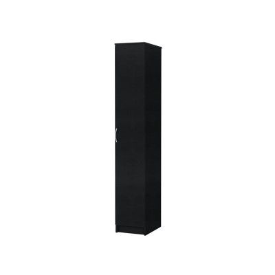 Argos Product Support For Argos Home Cheval Single Wardrobe – Black  (608/9458) Throughout Single Black Wardrobes (View 6 of 20)