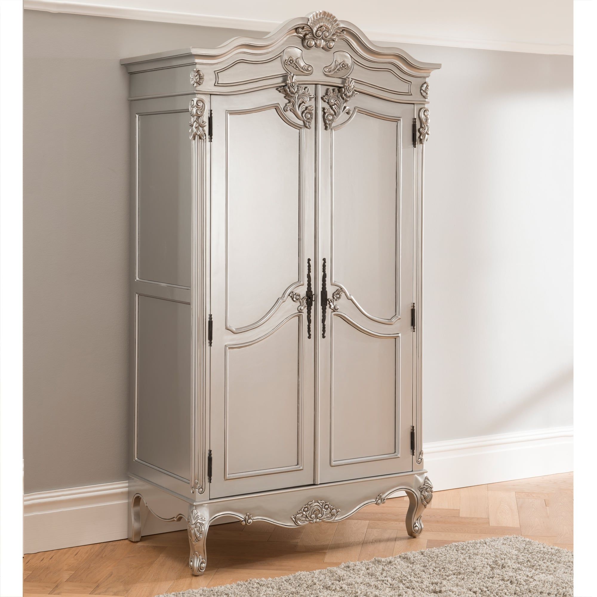 Baroque Antique French Wardrobe Works Exceptional Alongside Our Shabby Chic  Furniture In Antique Style Wardrobes (View 14 of 20)