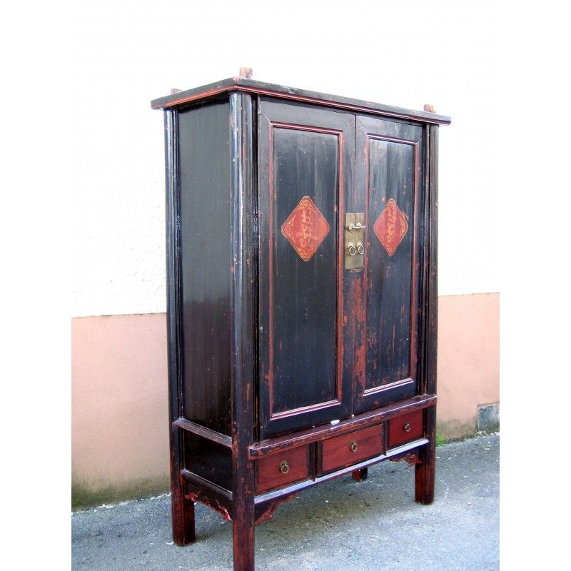 Beautiful Old Chinese Wardrobe 147 Cm | China Collection Intended For Chinese Wardrobes (Gallery 2 of 20)