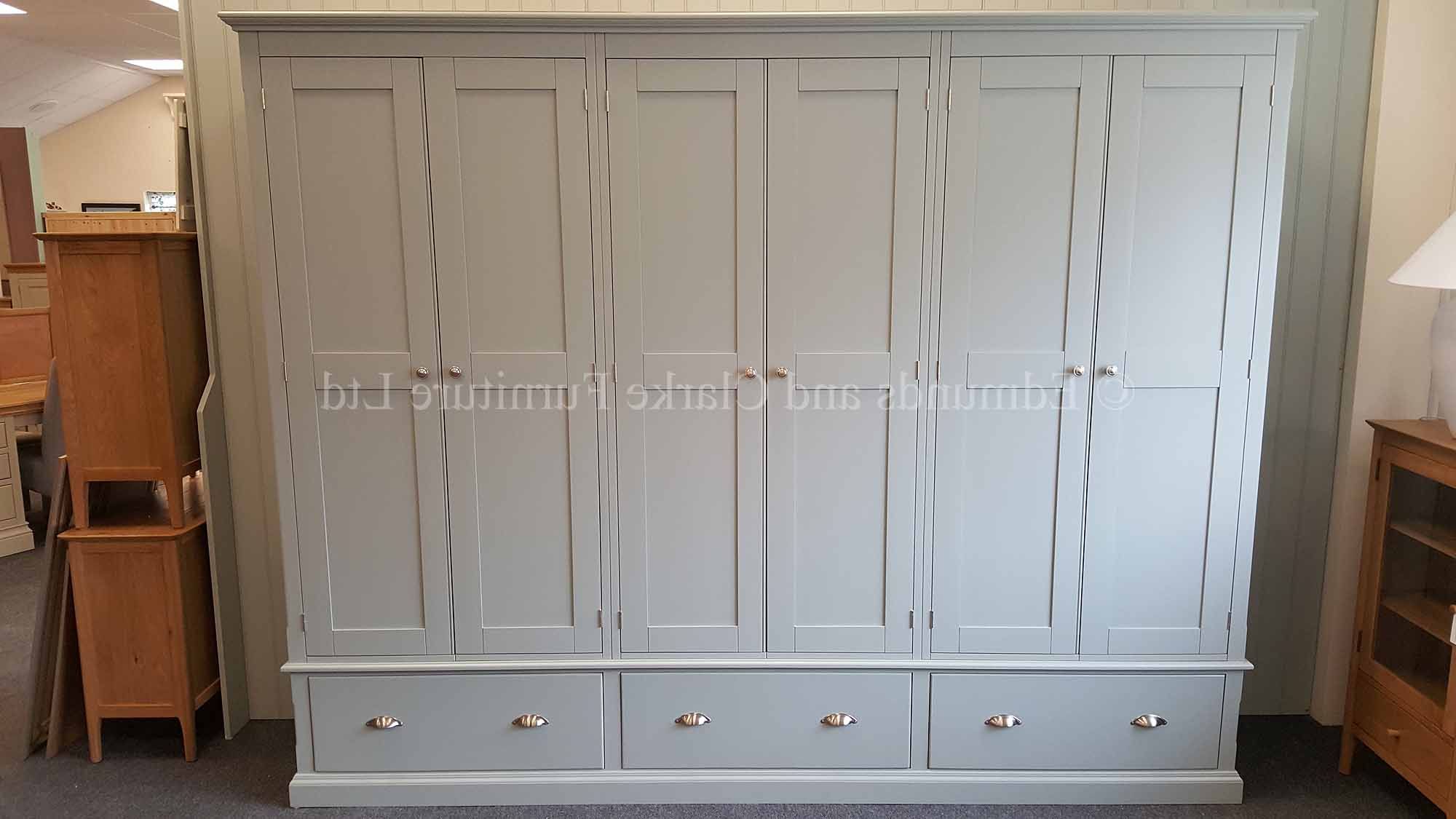 Bespoke 6 Door Wardrobe | Edmunds & Clarke Furniture Ltd In 6 Doors Wardrobes (View 15 of 20)
