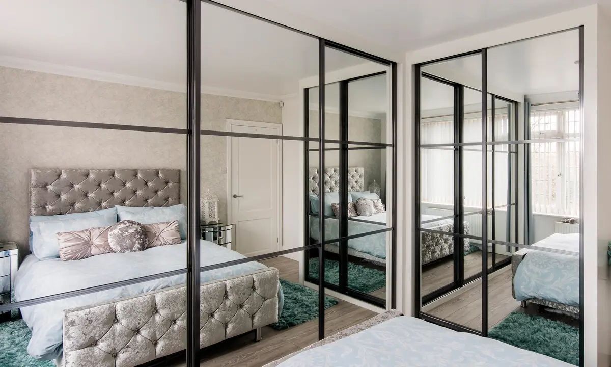 Bespoke Black Sliding Door Wardrobes, Mirrored And Gloss Fitted Designs  London Pertaining To Black Sliding Wardrobes (Gallery 18 of 20)