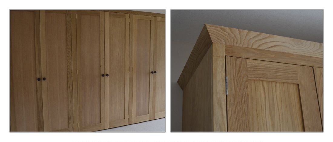 Bespoke Fitted Traditional Oak Wardrobes | Bespoke Carpentry And Joinery With Solid Wood Fitted Wardrobes Doors (Gallery 14 of 20)