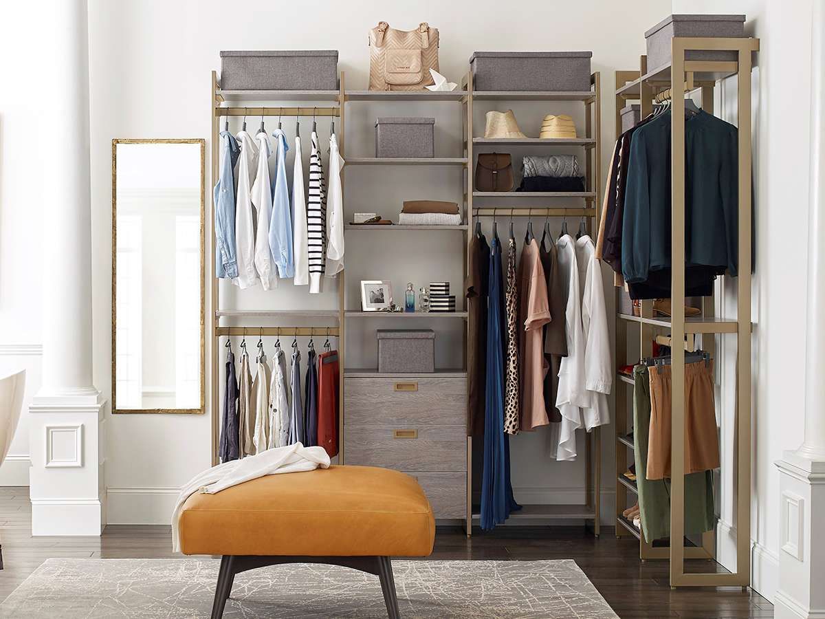 Best Closet Systems For Organizing Your Clothing In 4 Shelf Closet Wardrobes (View 9 of 20)
