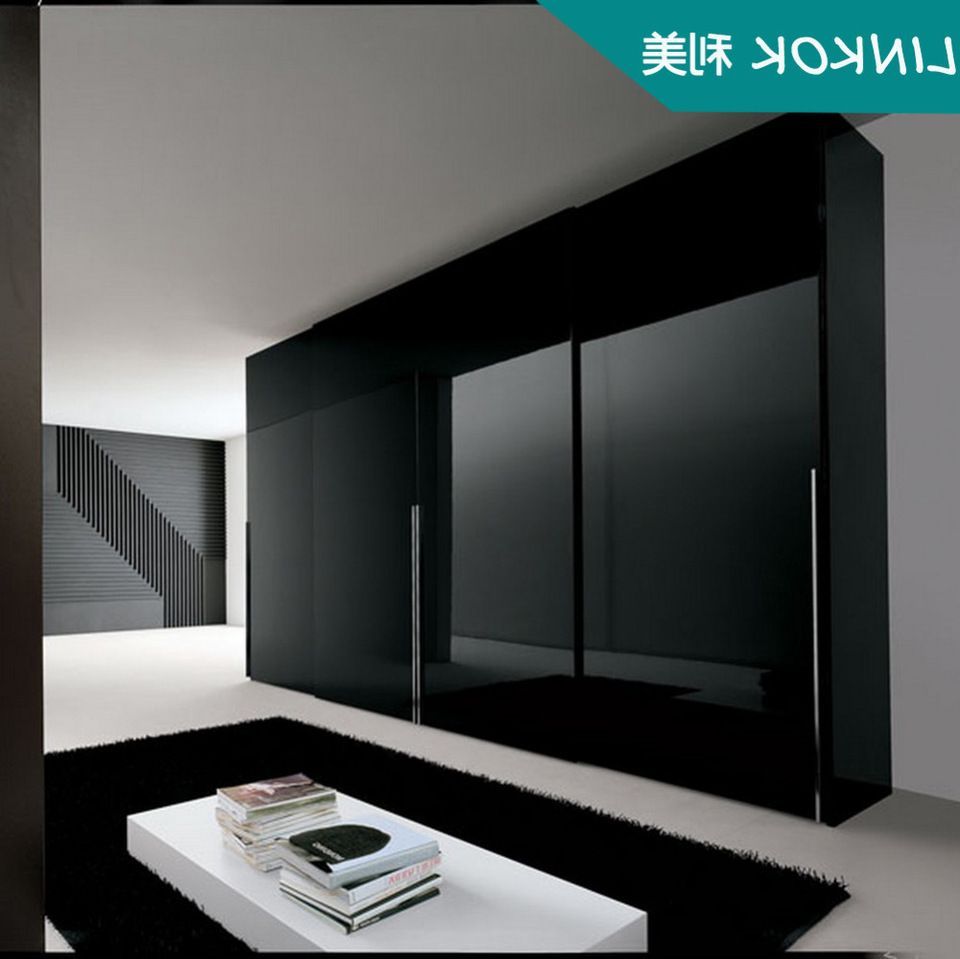 Black Shiny Wardrobes Discount, Save 59% (View 13 of 20)
