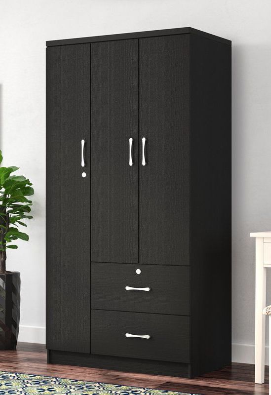 Blankenship 3 Door Armoire | Stylish Bedroom Decor, Bedroom Furniture  Design, Modern Cupboard Design Regarding Black 3 Door Wardrobes (View 15 of 20)