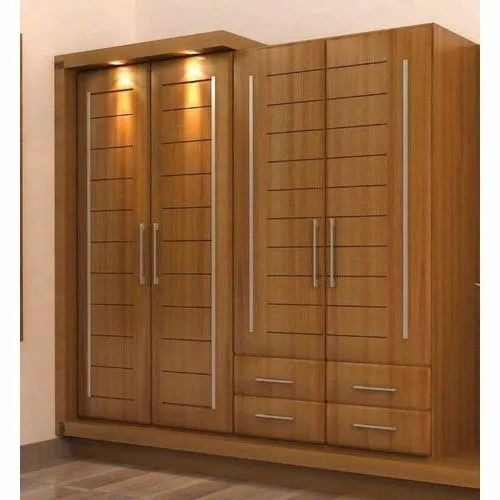 Brown Modern Wooden Bedroom Wardrobe, For Home With Wooden Wardrobes (View 13 of 20)