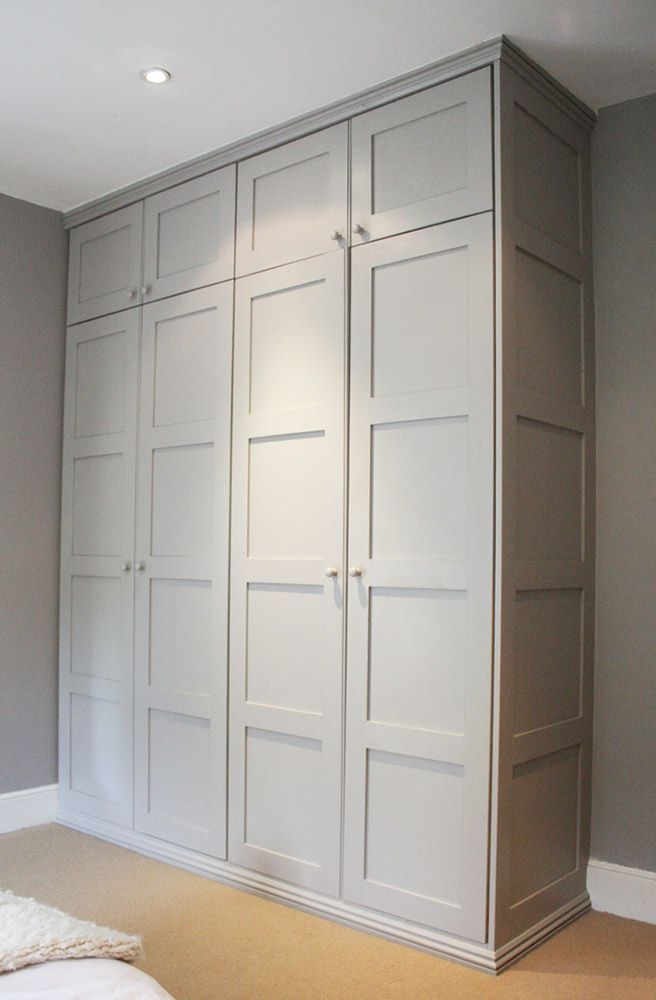Built In Wardrobe With Farrow And Ball Finish – Charlie Caffyn Furniture Within Farrow And Ball Painted Wardrobes (View 5 of 20)