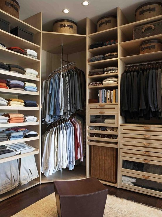 Built In Winding Clothes Rack Design Ideas Inside Built In Garment Rack Wardrobes (View 13 of 20)