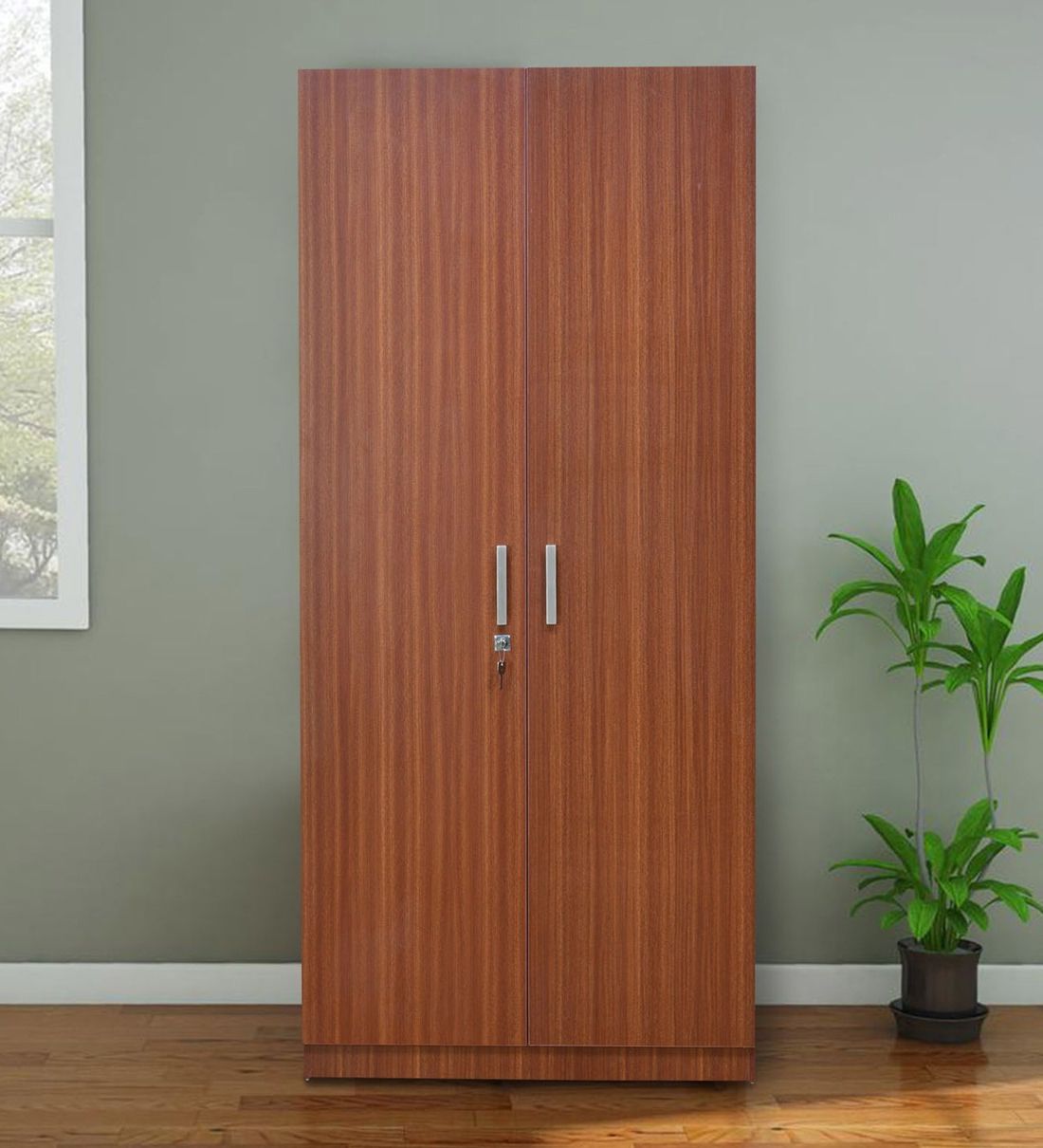 Buy Amelia 2 Door Wardrobe In Espresso Colour At 64% Off@home |  Pepperfry With Espresso Wardrobes (View 15 of 20)
