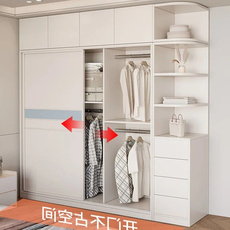 Cabinet Luxury Wooden Wardrobes Bedroo Mobile Organizers Dressers Luxury  Walk Wardrobe Closet Armario De Ropa Home Furniture – Aliexpress Within Mobile Wardrobes Cabinets (View 11 of 20)
