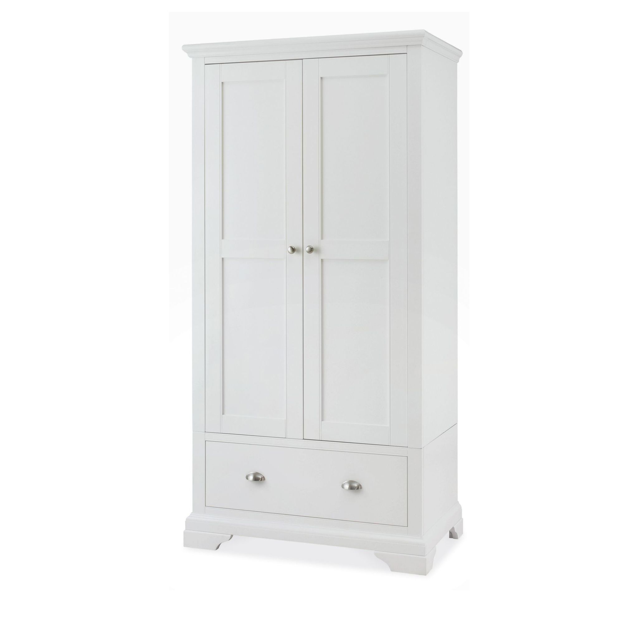 Camden White Bedroom Cookes Collection Camden White Double Wardrobe |  Wardrobes | Cookes Furniture Intended For Camden Wardrobes (Gallery 7 of 20)