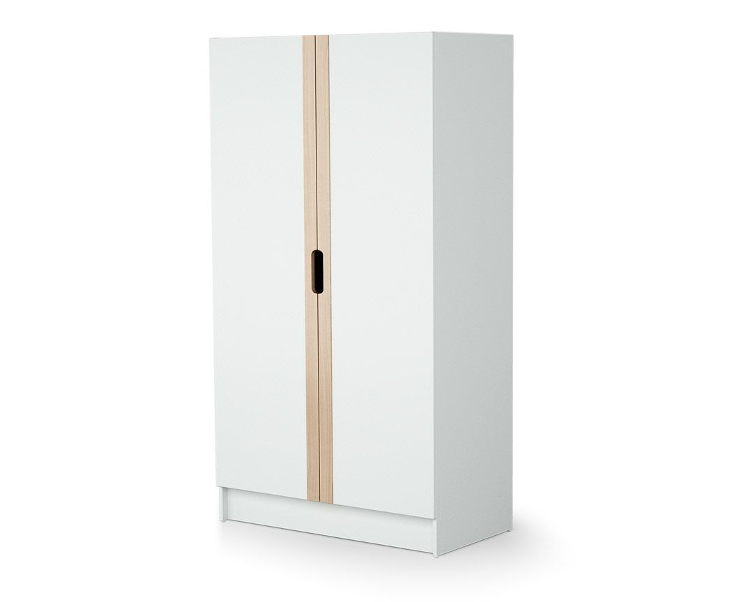 Carrousel White And Beech Wardrobe – At4 With White Wardrobes Armoire (View 11 of 20)