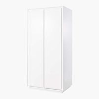 Cb2 Gallery White Two Door Wardrobe – Aptdeco For Two Door White Wardrobes (Gallery 15 of 20)