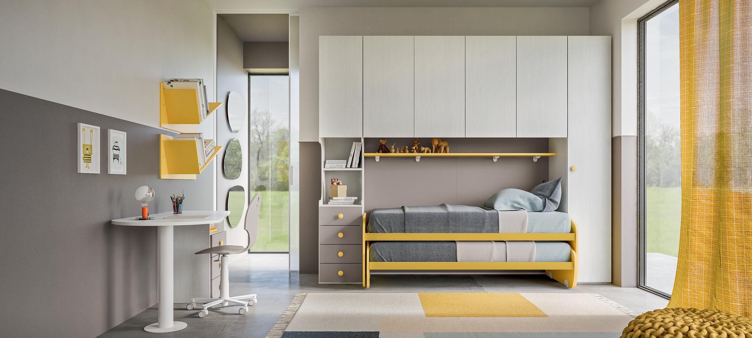 Children?s Bedrooms With Bedroom Cabins | Mab Home Furniture In Overbed Wardrobes (View 5 of 20)
