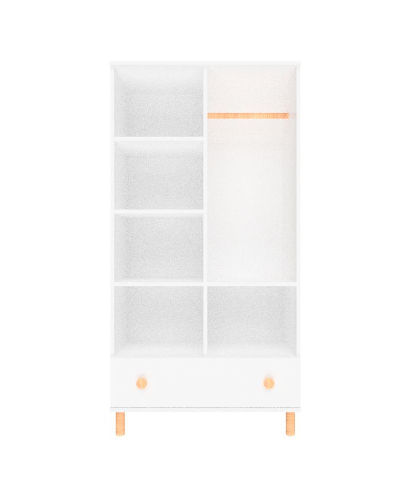 Children's Wardrobe With Drawer Combo White Within Childrens Tallboy Wardrobes (Gallery 5 of 20)