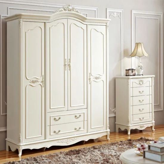 Chinese Luxury Wardrobe Furniture European Style French Italian White  Antique Wardrobes – China Walk In Closet, Modern Clothes Walk In Closet |  Made In China Throughout White Vintage Wardrobes (View 15 of 20)
