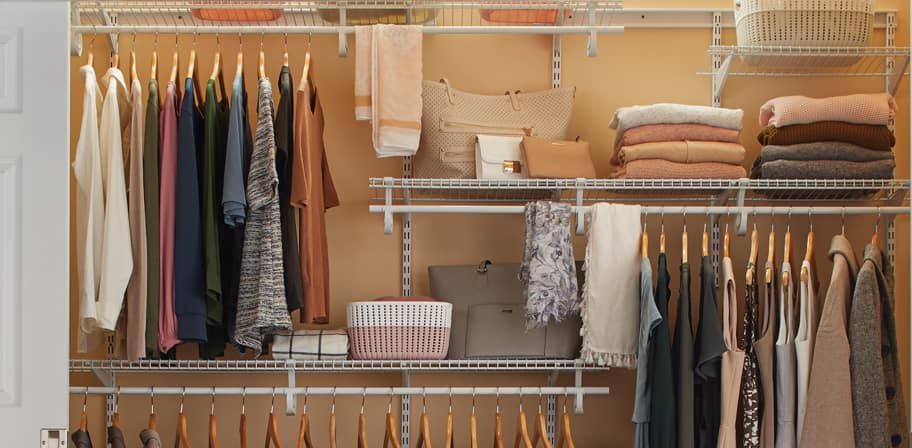 Closet Organizers – The Home Depot Pertaining To Closet Organizer Wardrobes (Gallery 13 of 20)
