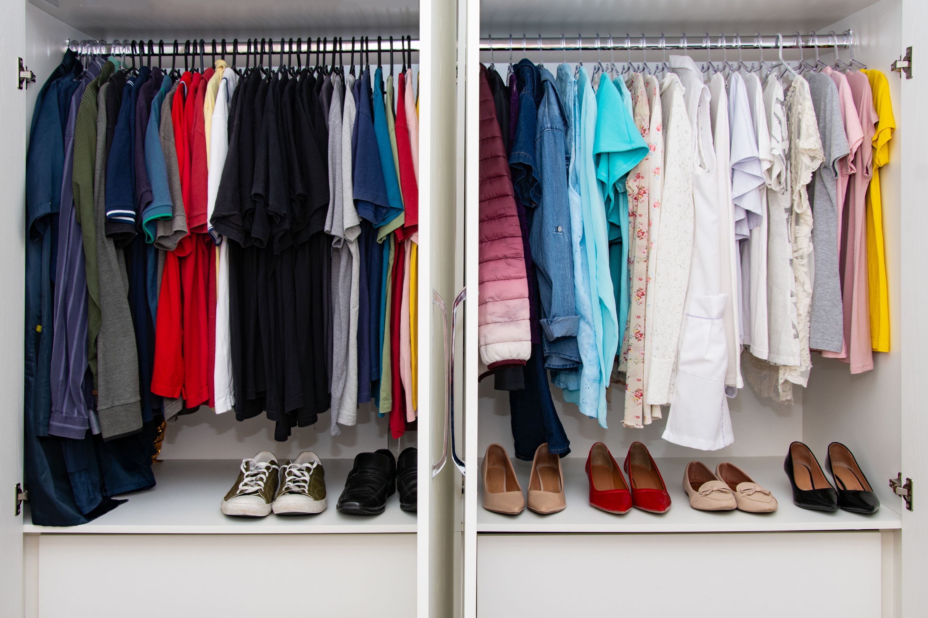 Closet Organizing Ideas: No More Closet Chaos Inside Closet Organizer Wardrobes (Gallery 20 of 20)