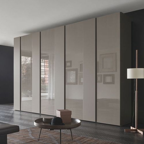 Contemporary Wardrobe – Sp35 – Sangiacomo – Glossy Lacquered Wood / Matte  Lacquered Wood / Wood Veneer Within Glossy Wardrobes (View 13 of 20)