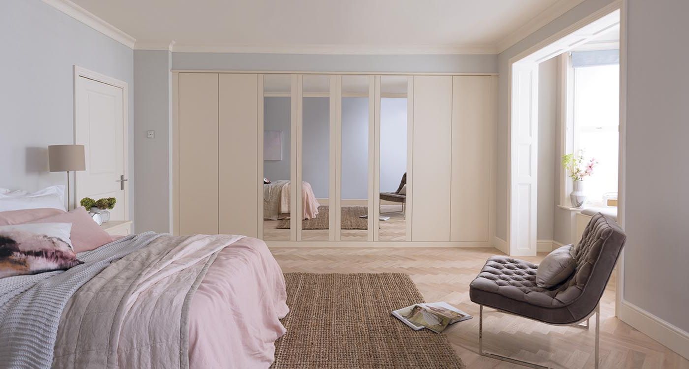Cream Fitted Wardrobes | Sharps Throughout Cream Wardrobes (View 4 of 20)