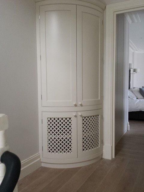 Curved Corner Cabinet – Traditional – Wardrobe – London  Ldn Furniture  | Houzz Uk For Curved Corner Wardrobes Doors (Gallery 10 of 20)