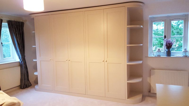 Curved End Wardrobe – Fitted – Mark Williamson Furniture – Bespoke Fitted  And Freestanding Furniture Buckinghamshire With Regard To Curved Wardrobes Doors (View 15 of 20)