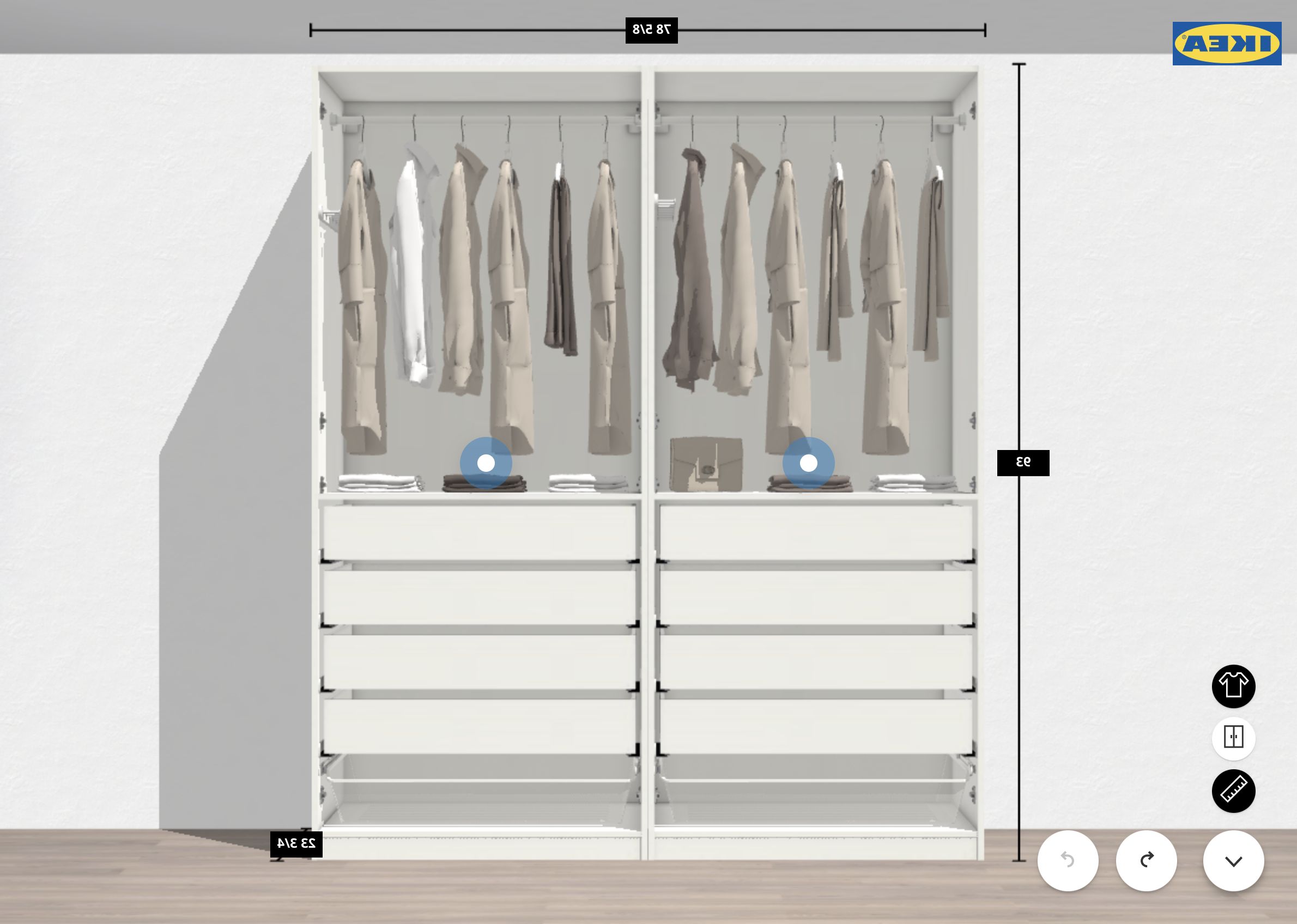 Custom Ikea Pax Wardrobes + Total Cost – In Honor Of Design In Low Cost Wardrobes (View 15 of 20)
