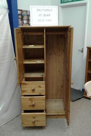 Custom Pine Furniture – Bespoke Pine Furniture – Made To Measure Pine  Furniture – A Service From The Home Pine Furniture Centre Pertaining To Pine Wardrobes With Drawers And Shelves (Gallery 8 of 20)