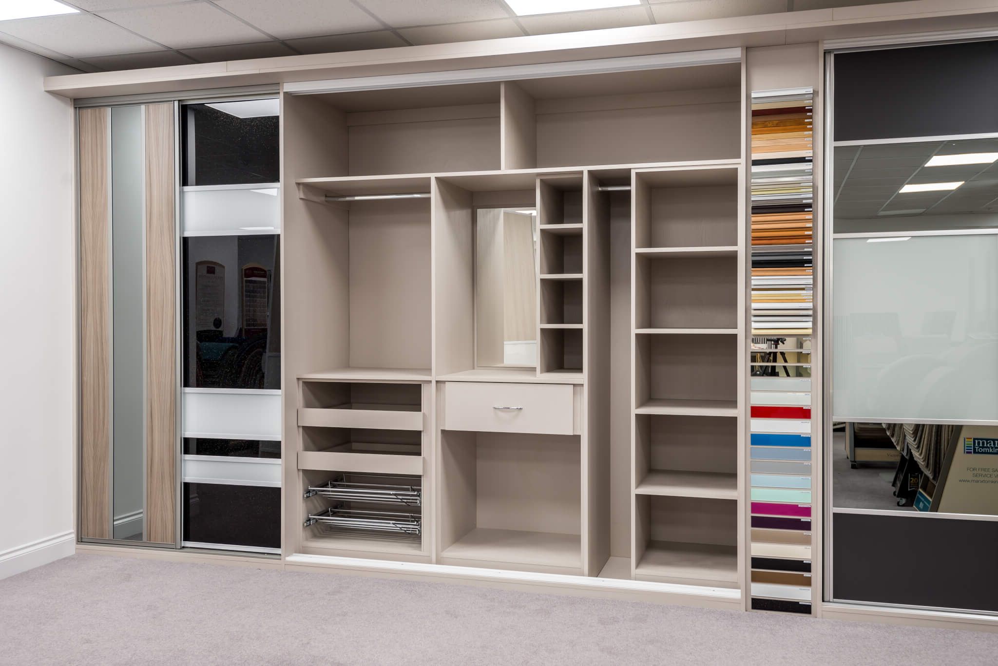 Designing The Perfect Fitted Wardrobe: Shelves Vs Drawers Vs Hanging Space  (which Is Best)? | Millers Regarding Single Wardrobes With Drawers And Shelves (Gallery 13 of 20)
