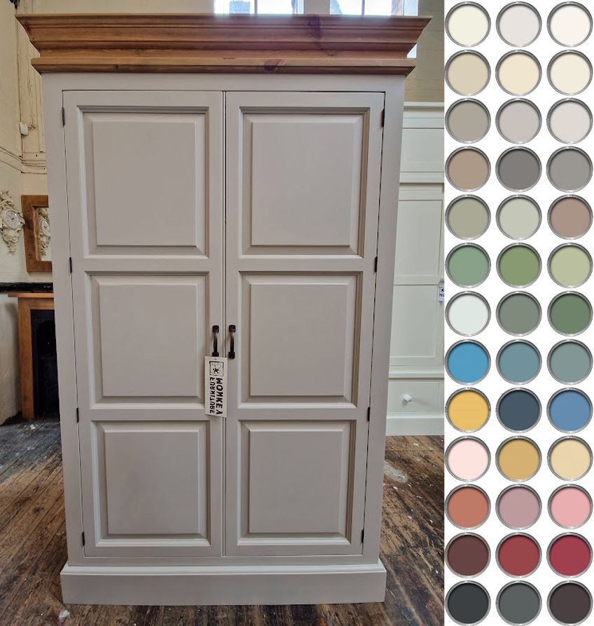 Edwardian Wardrobe – Colour Options – Furniture Monkey Regarding Coloured Wardrobes (View 6 of 20)