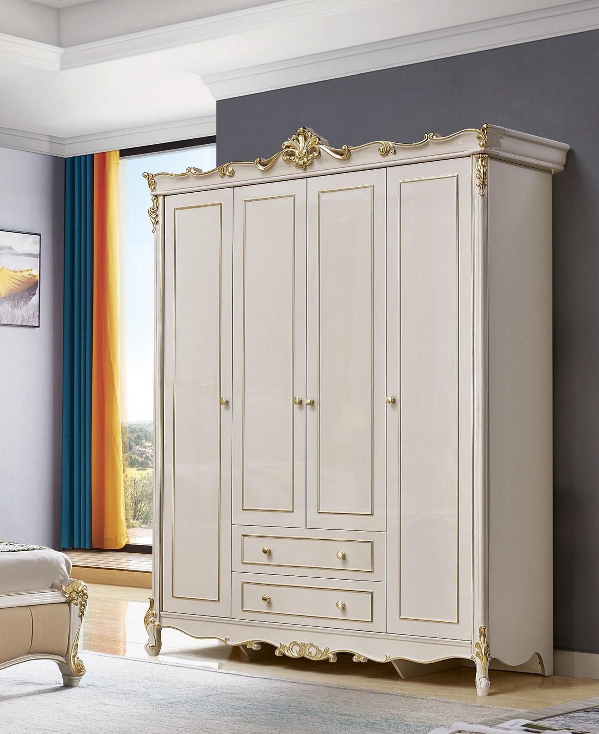 Find Your Favourite Wardrobe In Baroque Style From Us At Jvfurniture.co (View 15 of 20)