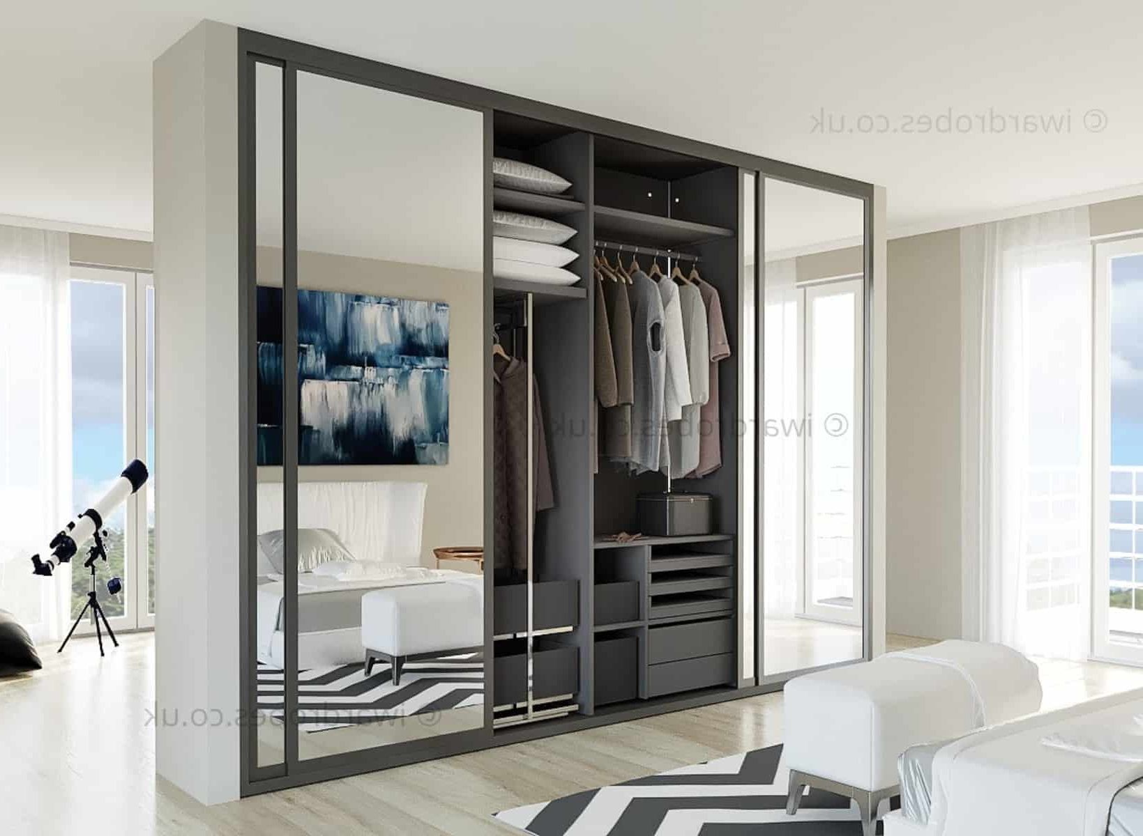 Fitted Mirror Sliding Door Wardrobe Islington – I Wardrobes London With Regard To Wardrobes With Mirror And Drawers (Gallery 18 of 20)