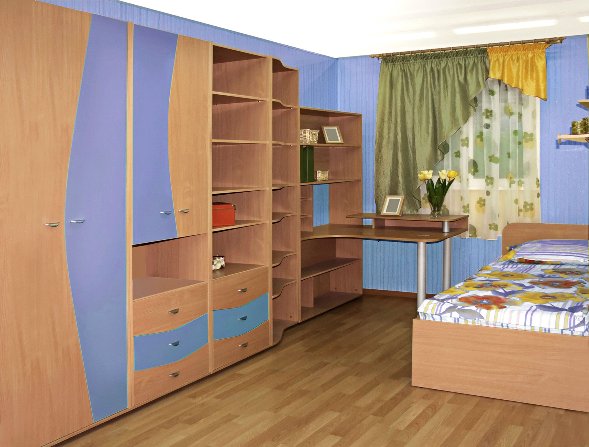 Fitted Wardrobes Ideas | Children's Bedroom Ideas Within Childrens Wardrobes With Drawers And Shelves (View 16 of 20)