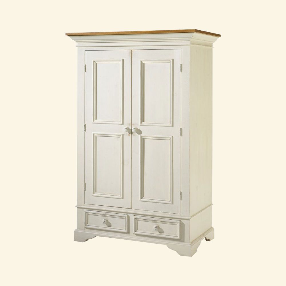 French Country Garde Robe Armoire | French Country Bedroom Furniture | Kate  Madison Furniture For White French Armoire Wardrobes (View 17 of 20)