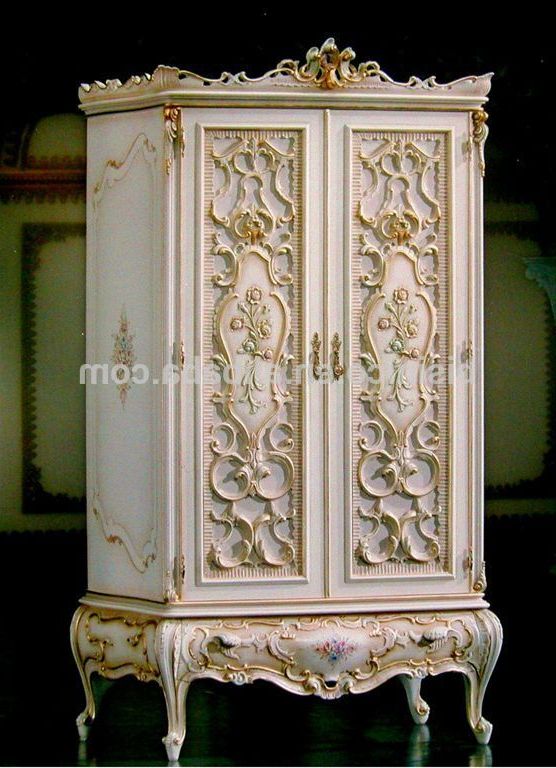 French Rococo Wardrobe With Pastel Blue/pink And Gold | Дизайн Мебели,  Дизайн, Расписная Мебель Intended For Rococo Wardrobes (View 9 of 20)