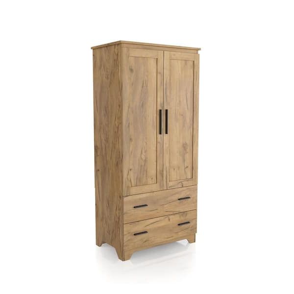 Furniture Of America Trevina Light Oak Wood 31.5 In (View 10 of 20)