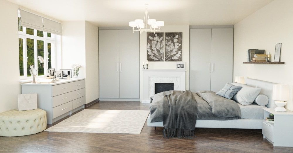 Grey Fitted Wardrobes – Built In Wardrobes In Three Grey Shades For Grey Wardrobes (View 15 of 20)