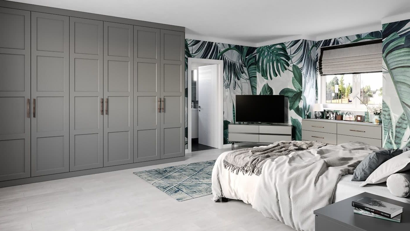 Grey Fitted Wardrobes – Built In Wardrobes In Three Grey Shades Pertaining To Grey Wardrobes (View 5 of 20)