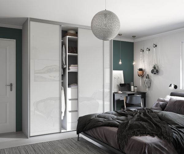 Heritage Sliding Wardrobe Doors | Sussex Wardrobes For Arctic White Wardrobes (Gallery 6 of 20)
