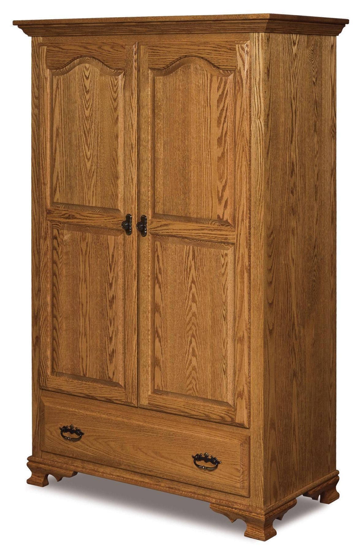 Heritage Wilma Wardrobe Armoire From Dutchcrafters Amish Furniture Regarding Old Fashioned Wardrobes (Gallery 8 of 20)